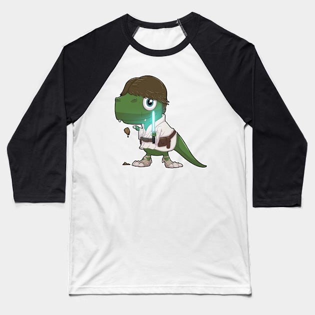 Dino hope Baseball T-Shirt by DinoTropolis